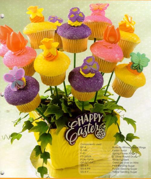 cupcakes on sticks flower pot cake purple pink green blue sparkles, cupcakes, spring cupcakes, butterfly cupcakes, flower cupcakes, dessert, food, easter, holiday