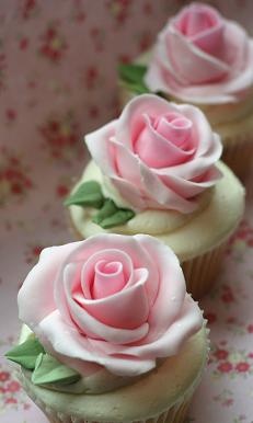 Rose_Cupcakes_So_pretty, pink, roses, cupcakes, cupcakepedia, dessert, food